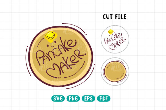Download Pancake Maker Cut File, Pancake Clipart - Pancake clipart Collection